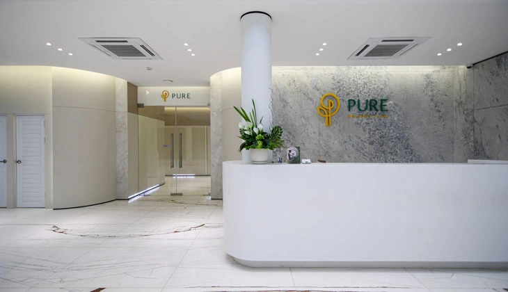 Pure Wellness Clinics Lobby